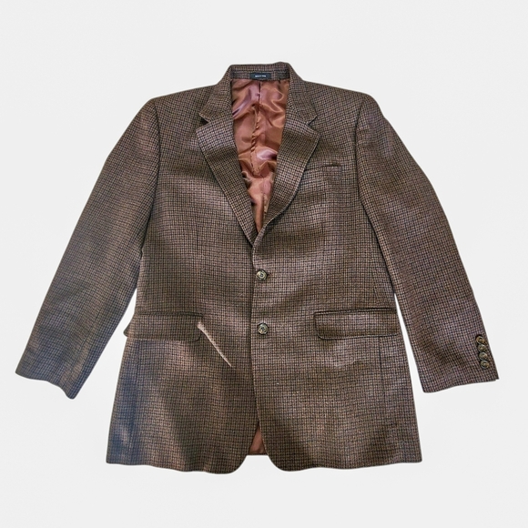 Lauren Ralph Lauren Vintage Wool Sportcoat Men’s 42L Brown Lambswool Blazer